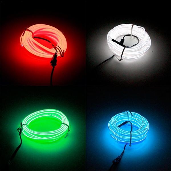 

interior&external lights automobile cold light atmosphere lamp led auto car 3 accessories meter length wire decor strip interior lig c3c3