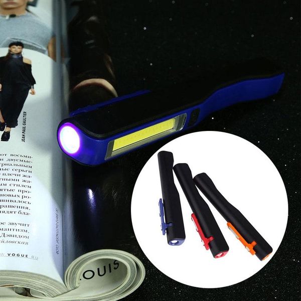 

aquariums lighting work clip pen usb cob lamp magnet led torch light bright