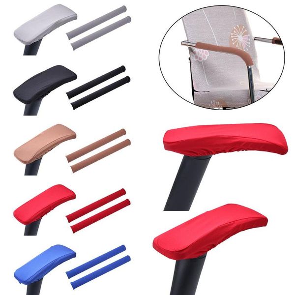 

chair covers 1 pcs washable stretchable dustproof office computer arm armrest cover slipcover pads