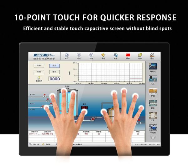 

wholesale 10' 12 15 17 metal no touch outdoor monitor monitors