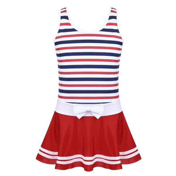 

one-pieces oyolan 2021 children swimwear teen girls swimsuit one piece shoulder straps swimming suit kids beach dress bathing tight, Black