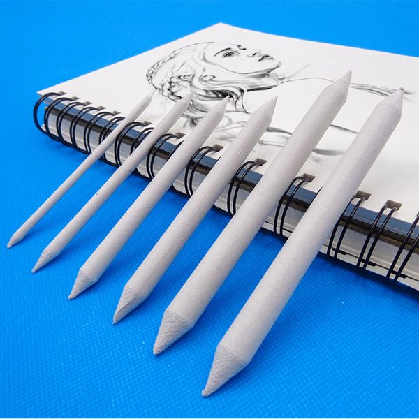 

3/6pcs/set Blending Smudge Stump Stick Tortillon Sketch Art White Drawing Charcoal Sketcking Tool Rice Paper Pen artist Supplies, 3 pcs