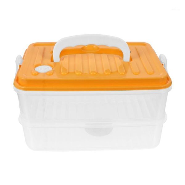 

storage bottles & jars 1pc sealing multi-layer container kitchen box (random color)