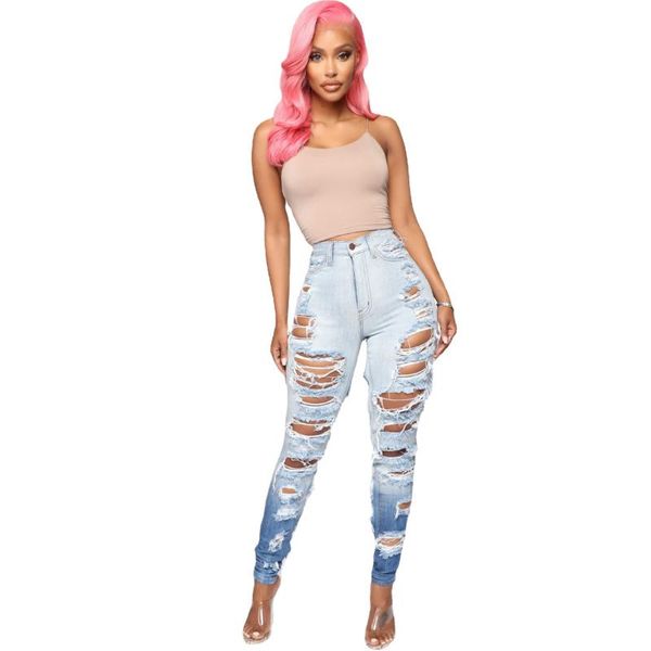 

women's jeans woman, Blue