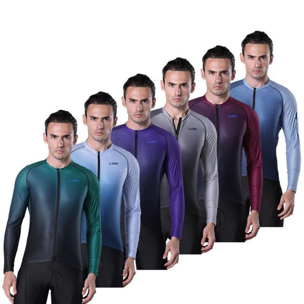 

racing jackets men cycling jersey summer pro team aero shirt bicycle ride road bike mtb long sleeves breathable mountain sportswear, Black;red