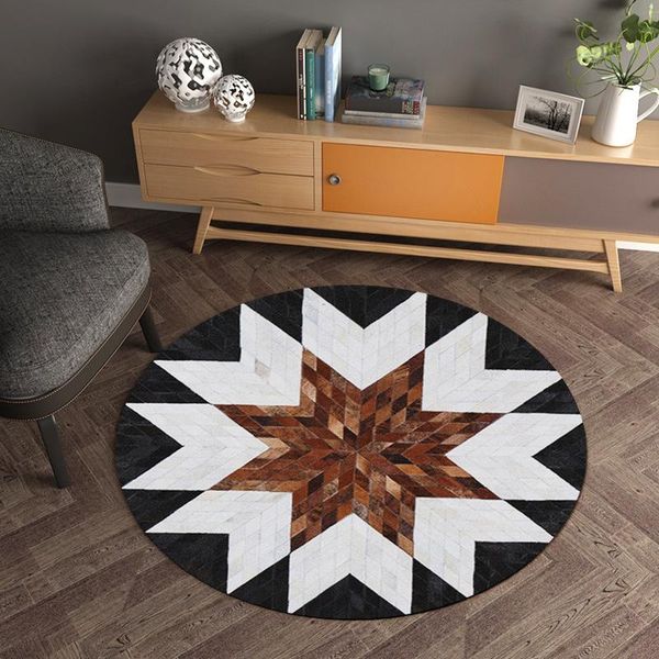 

carpets nordic national style bohemian round large area carpet living room bedroom floor mat geometric print rugs for home decor