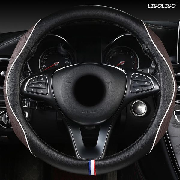 

steering wheel covers ligoligo leather car cover for 2 3 5 6 7 8 cx3 cx5 cx7 cx98 cx9 mx5 mx7 rf version