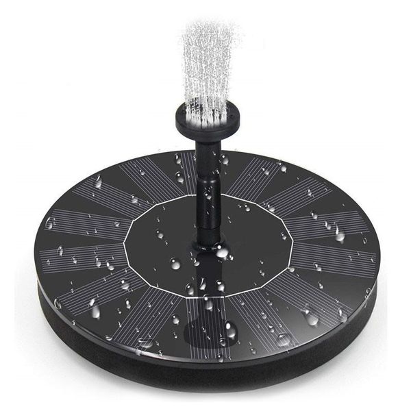 

5.3" solar round fountain floating water fontaine for garden decoration fontein pool pond waterfall wholesale decorations