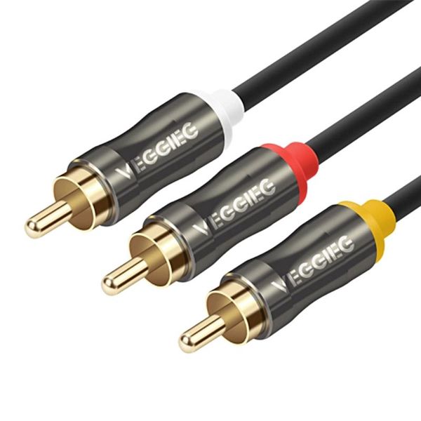 

audio cables & connectors veggieg 3 to 3.5mm o cable rca double lotus connector-5m for computer speakers, etc.
