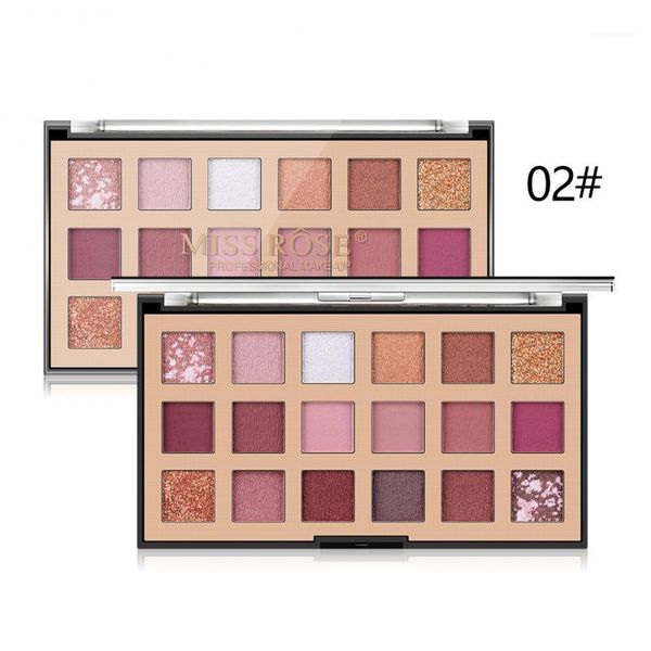 

1pc 18 colors brighten matte pearlescent glitter waterproof eye shadow pigment palette make up eyeshadow tslm11