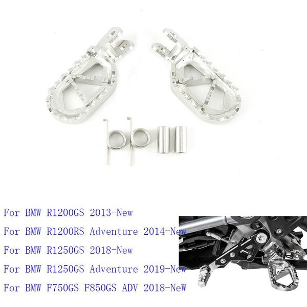 

pedals for r1200gs r1250gs adventure f850gs f750gs 2014- foot rest pegs wide front
