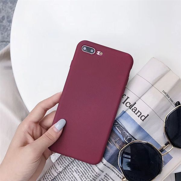 Custodie per telefoni morbidi smerigliati per Xiaomi Mi 5 5S 5X 6 6X 8 SE Lite Plus Explorer POCOF1 Note Mix Max 2 3 2S Cover per telefono opaca in silicone