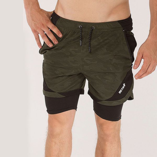 

fashion shorts 2021 summer men's sports fitness quick drying training capris running pants, White;black