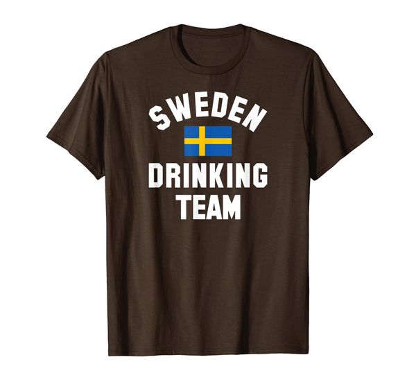 

swedish drinking team shirt for swedish beer festivals, White;black