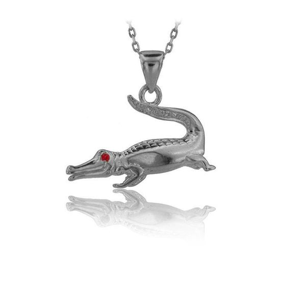 

pendant necklaces crocodile necklace 925 sterling silver alligator