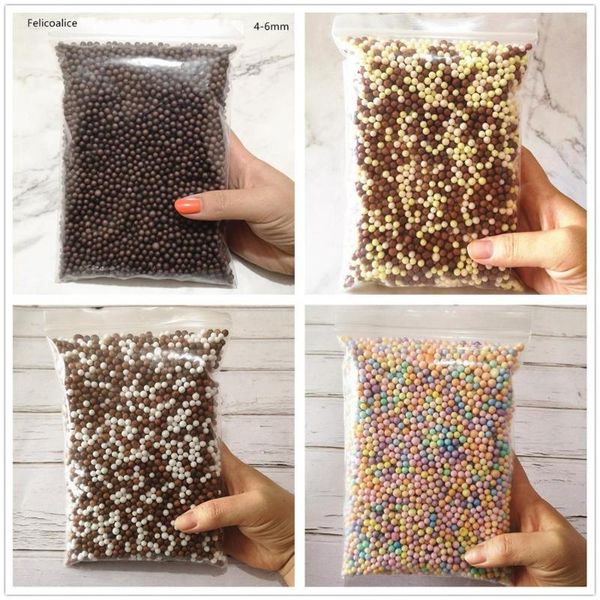 

party decoration 4-6mm 15g polystyrene styrofoam plastic foam mini beads ball diy assorted colors year 8000 pcs