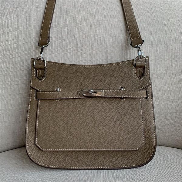 

evening bags bag 2021 fashion women's personalized spin lock single shoulder crossbody leather handbag