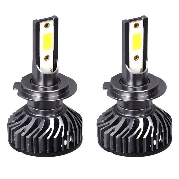 

2pcs car headlight bulbs high brightness headlights conversion kit replacement cob led 6500k white