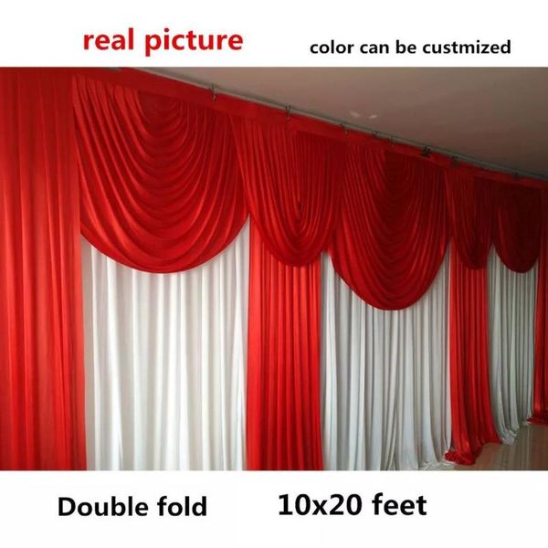

party decoration 10ftx20ft ice silk elegant wedding backdrop curtain drape supplies simple drapes background for event