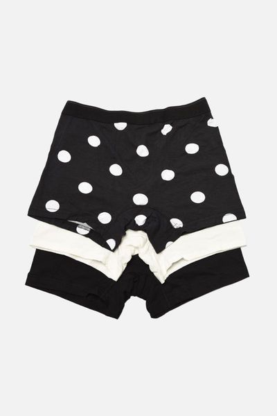 

underpants trendyol male 3'lÃ¼ package boxer tmnaw22bx0080, Black;white