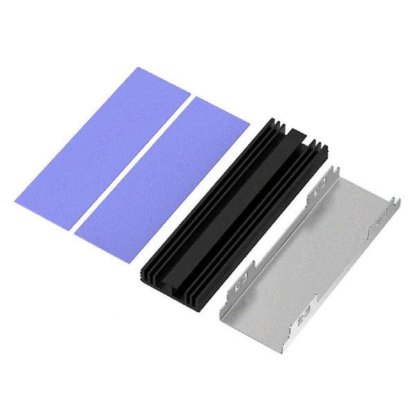 

fans & coolings m.2 ssd heatsink cooler 2230 solid state hard drive radiator m2 pci-e nvme aluminum double sided cooling thermal pad
