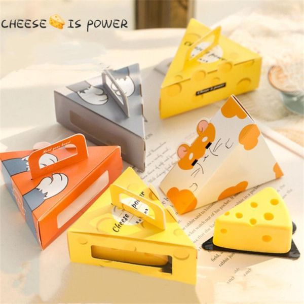 

gift wrap 10pcs cheese cake packaging box portable triangle pastry cookies bags handle paper kitchen accessories1