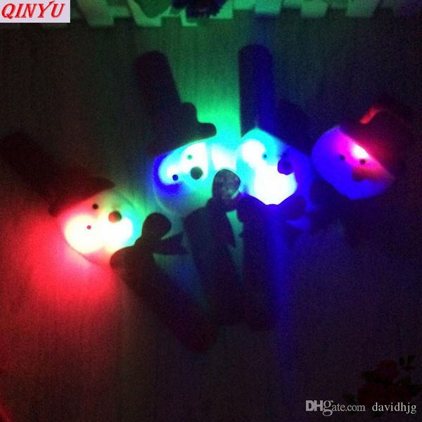 

christmas led bracelet christmas gift snowman bear elk santa claus luminous christmas decoration pat circle hand rings 8zhh080