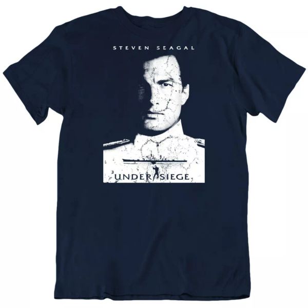 

under siege steven seagal mma navy sub movie fan t shirt, White;black