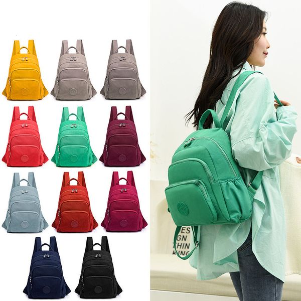 

luxurys designers bags oxford cloth nylon backpack women new large capacity bag fashion backpacks college student schoolbag travel bag squar