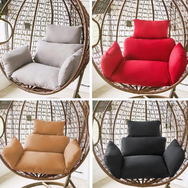 

cushion/decorative pillow egg hammock seat cushion leisure hanging chair pads nest balcony swing basket back detachable patio garden mat