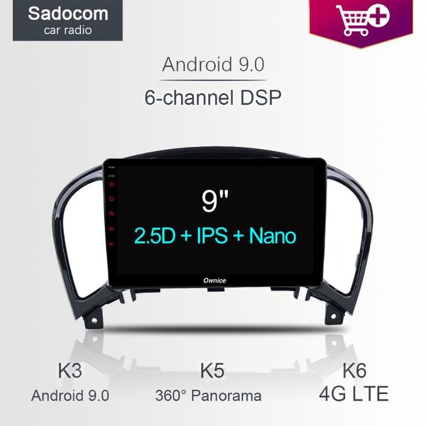 

player 9" dsp car dvd 8 core 64gb rom 4gb 4g lte gps map rds autoradio dvr obd tpms android 8.1 for juke 2004-2021