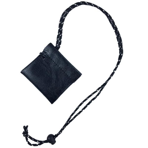 

coin purses 2021 solid black red pu leather lanyard hand purse hanging neck women men small short wallet wristlet money bag card holder, Red;black