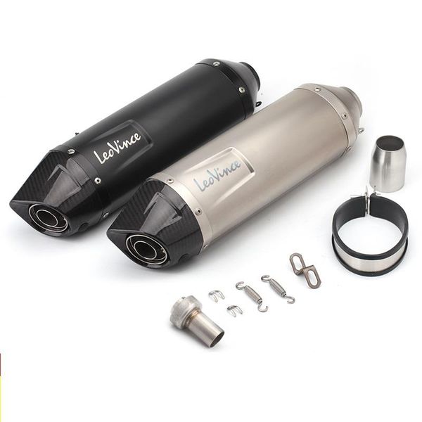 

universal modified motorcycle exhaust muffler system tip pipe for z400 z1000 r6 k7 k8 k9 with removeble db killer 440mm