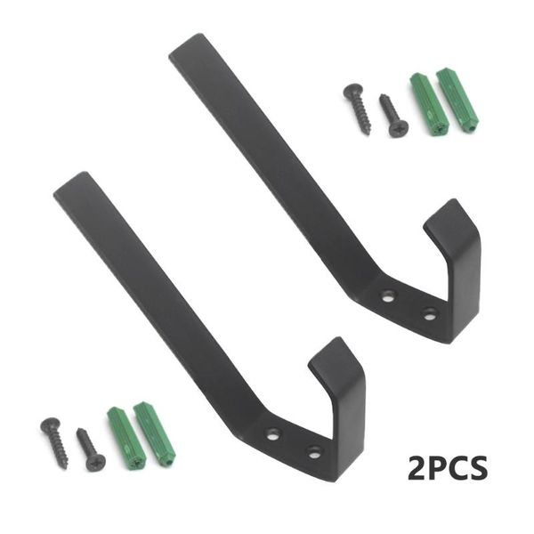 

hooks & rails 2pcs/pack home space saving wall mounted storage multipurpose stainless steel door cabinet double hook hanger helmet holder