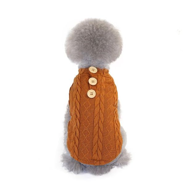 

dog apparel autumn and winter pet cotton vest small clothes sweaters for dogs puppy