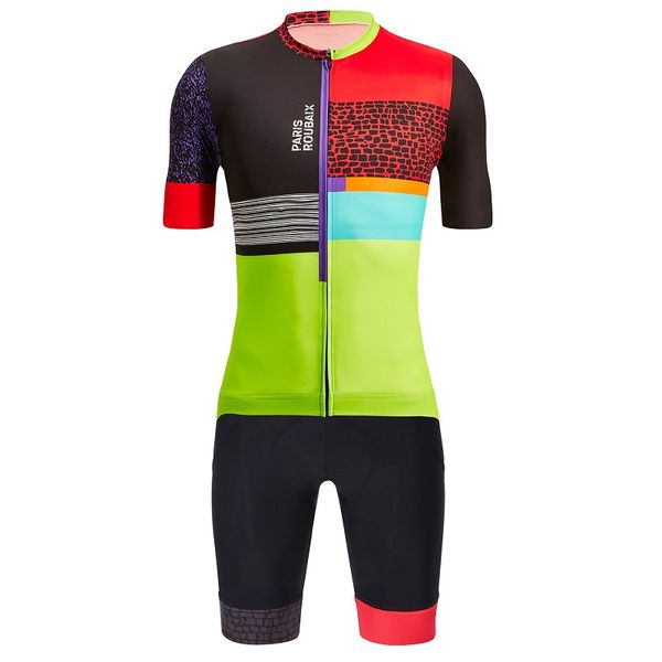 

2022 new mens summer bike cycling short sleeve jersey and bib shorts, Black;red