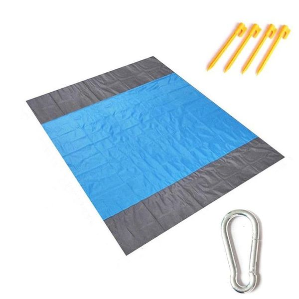 

outdoor pads beach mat picnic blanket foldable mesh plaid waterproof camping for