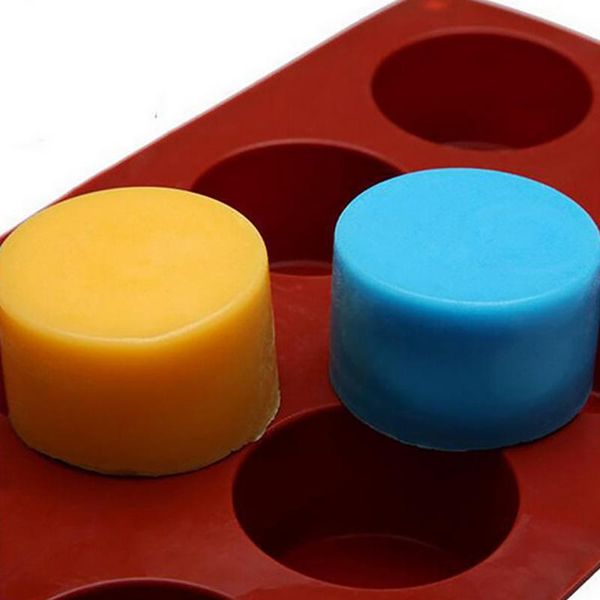 

cake tools mold soap round flexible silicone cookie mould candy chocolate l0314
