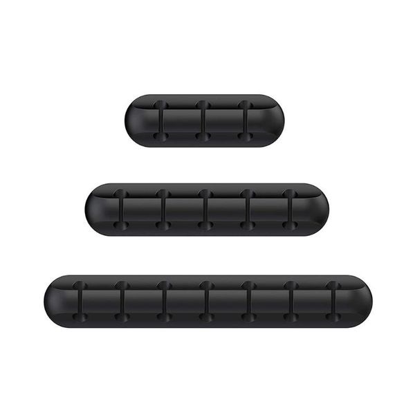 

car organizer 3pcs 3/5/7 port universal deskcable silicone usb winder