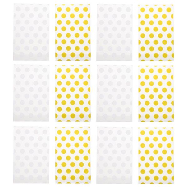 

gift wrap 200pcs durable dot vertical biscuit pouch candy bread packaging bag snack