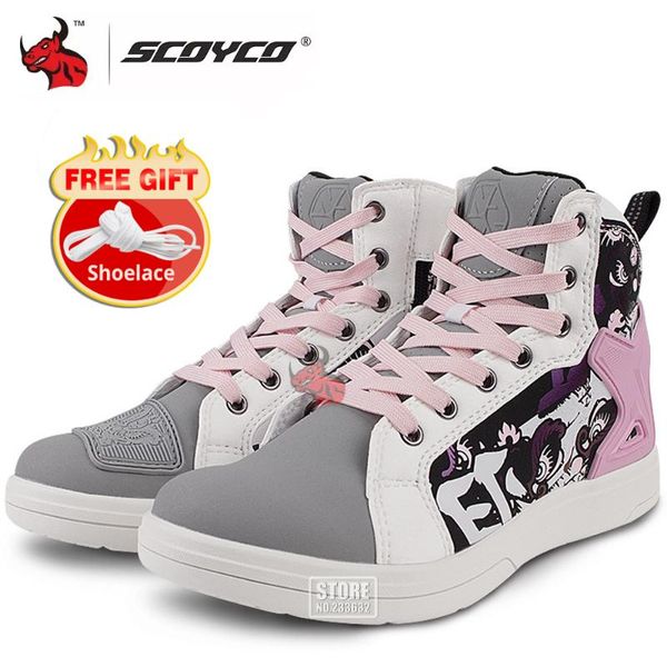 

motorcycle footwear scoyco boots waterproof motocross men casual shoes microfiber leather moto riding racing