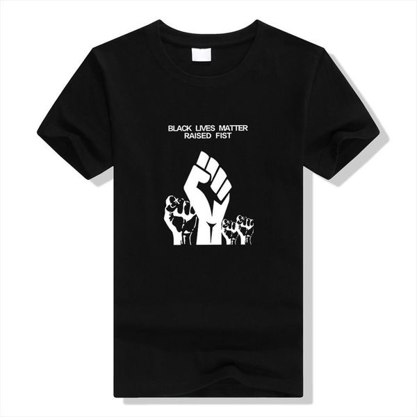 

streetwear selling and women men t shirt shir black libes matter raised fistletter print loose hipster comfortable, White;black