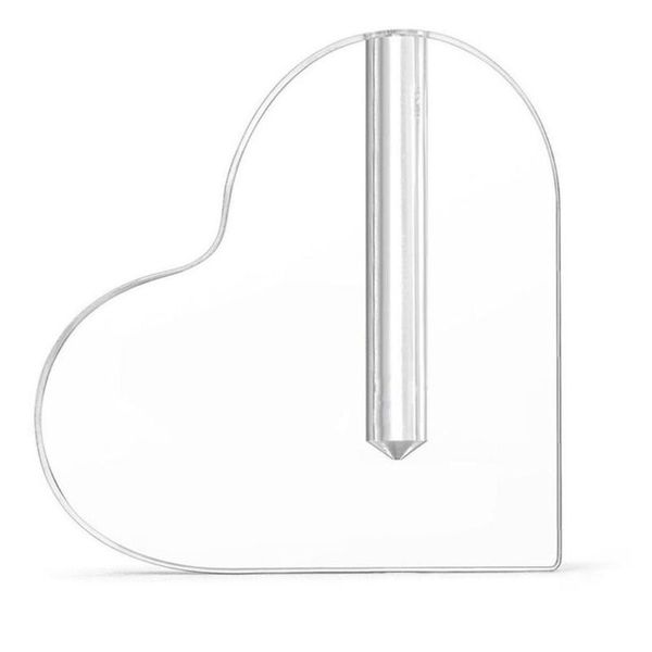 

vases heart shaped display stand transparent acrylic vase for rose flower
