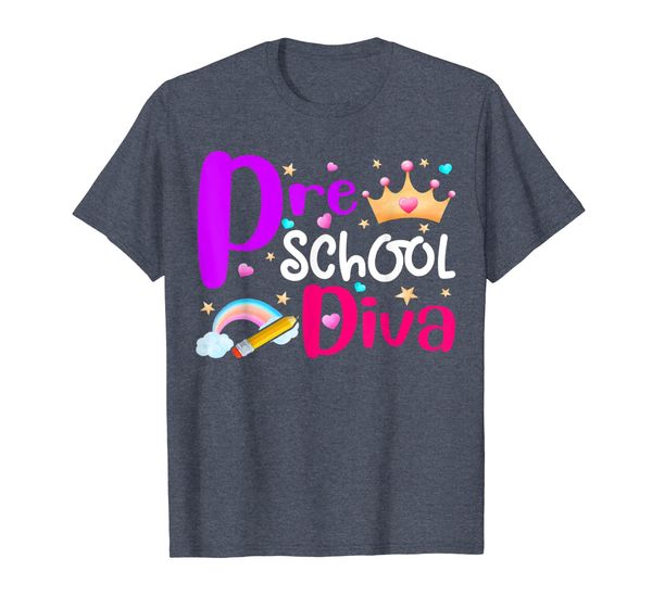 

Preschool Diva Shirt First Day of School Girl Clothes Gift, Mainly pictures