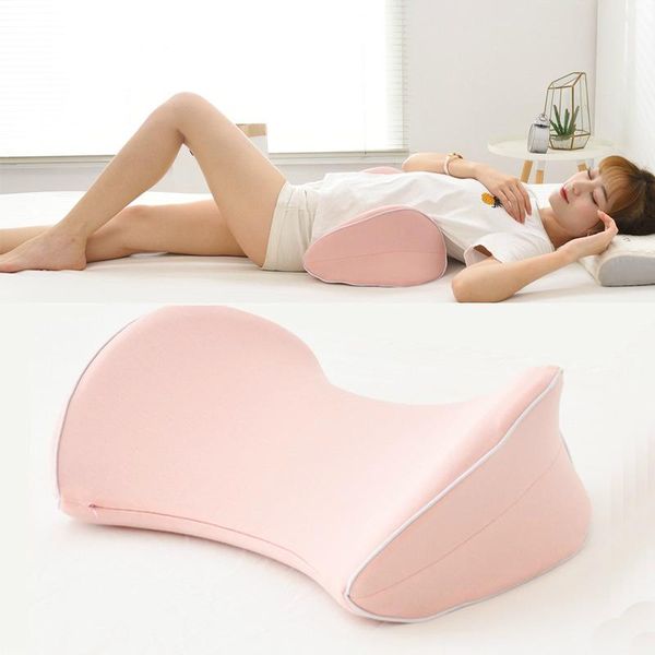 

memory foam waist pillow pregnant woman lumbar pad support sore 57-38 cm