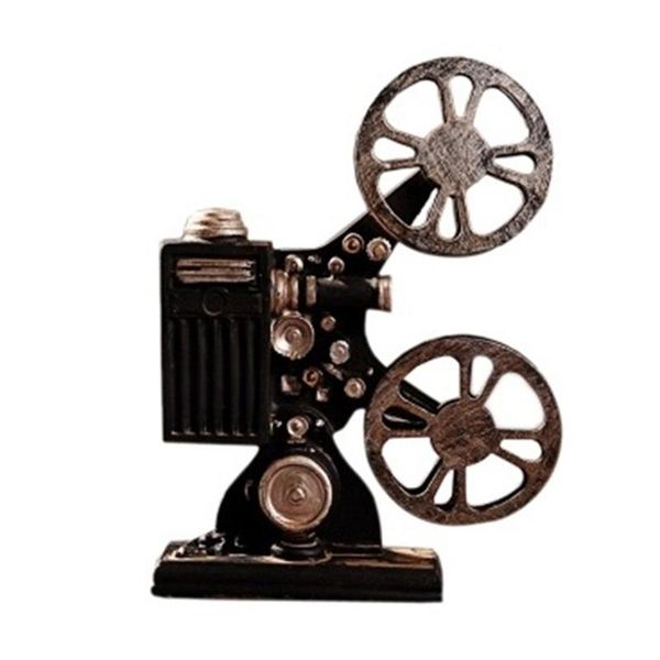 

decorative objects & figurines retro nostalgic movie projector model resin crafts cinema shooting props deskdecor creative home decorati