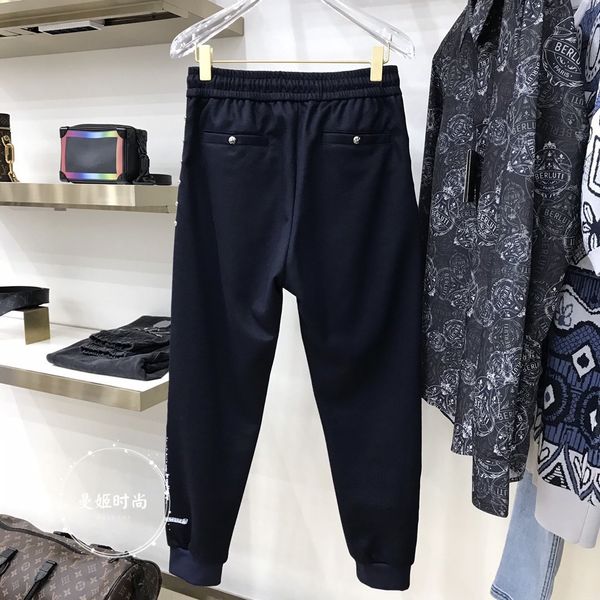 

and sanskrit embroidered new sports pants for autumn winter, Black