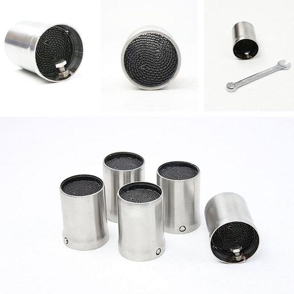 

motorcycle exhaust system universal 48mm front mid end db killer muffler noise sound eliminator included wrench