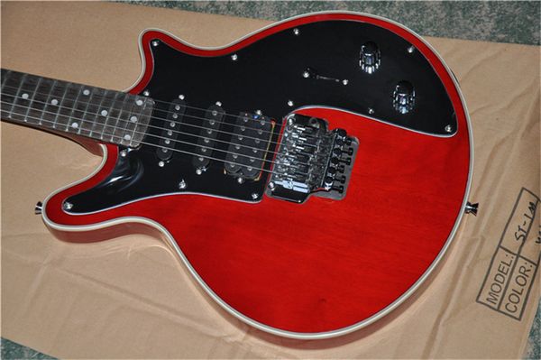 

classic fashion black red electric guitar, beginner professional performance package