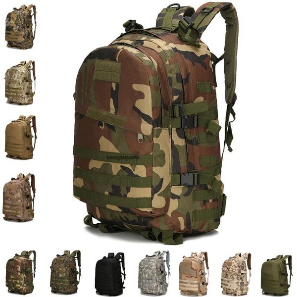 

outdoor bags 45l tactical camouflage backpack molle army military assault trekking hunting camping hiking rucksacks